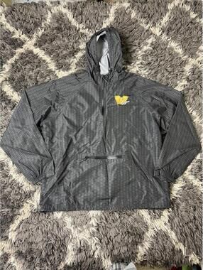Washington Huskies Windbreaker Jacket Men’s XL Black Holloway 1/4 Zip Pullover